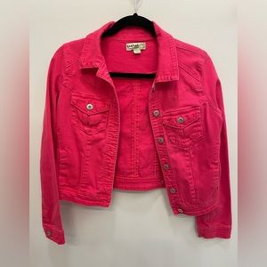 Pink Jeans Jacket Sz. S